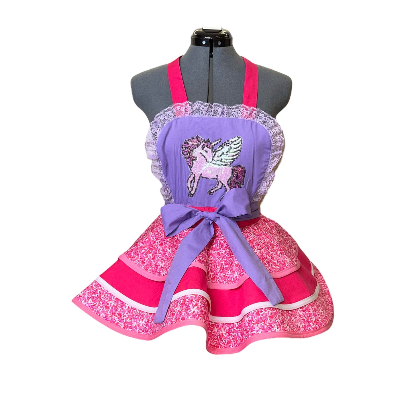 Beautiful Unicorn Princess Girls Apron