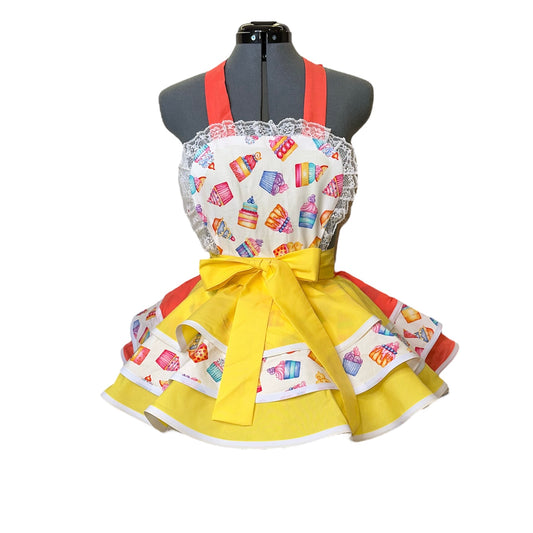 Cupcakes Lets Get Ready To Cook Some More Girls Apron