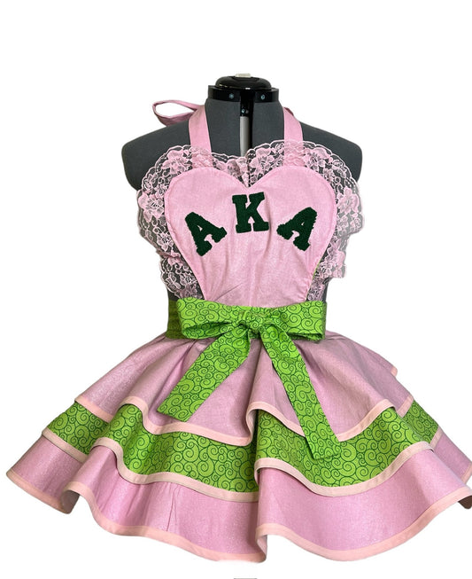 Pretty and Proud Women’s Apron – AKA Sorority Inspired