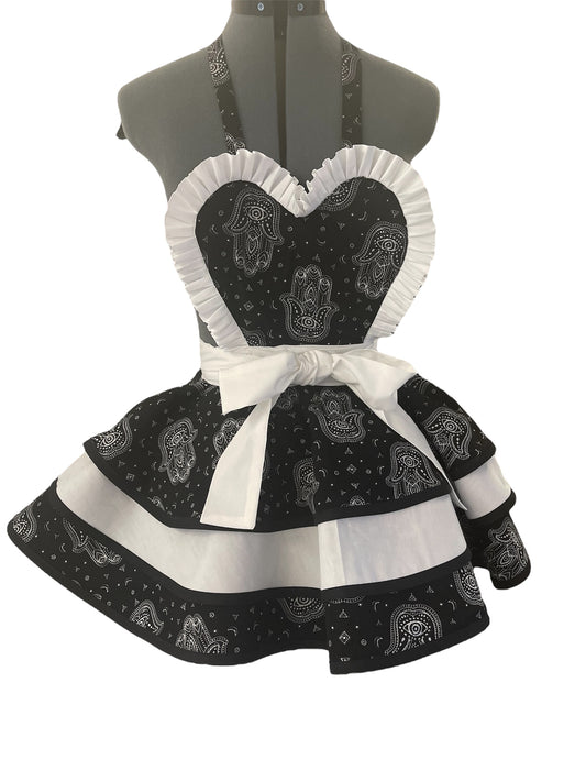 Hamsa No Drama Women's Apron - Black