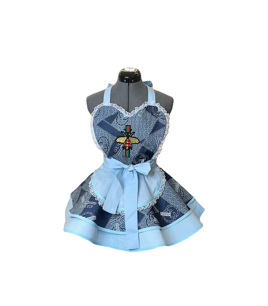 Don't Bee A Hater Women's Apron - Denim Blue