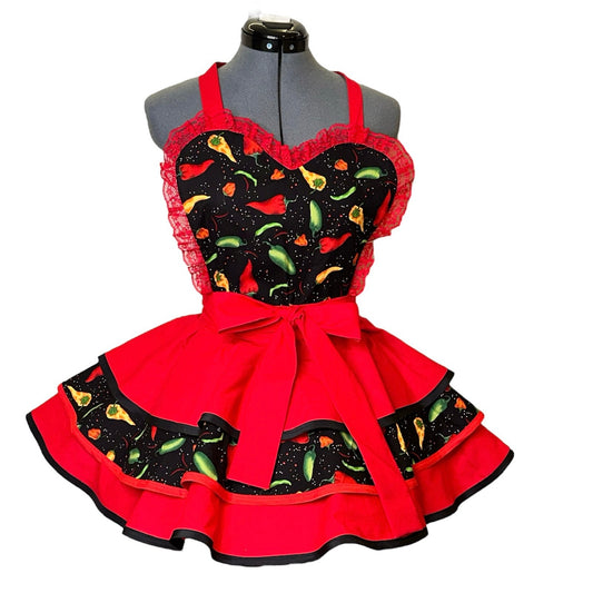 Red Hot Mama Womens Apron